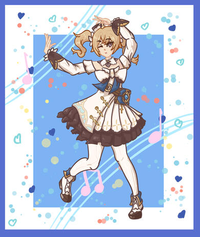 Genshin Barbara Fanart